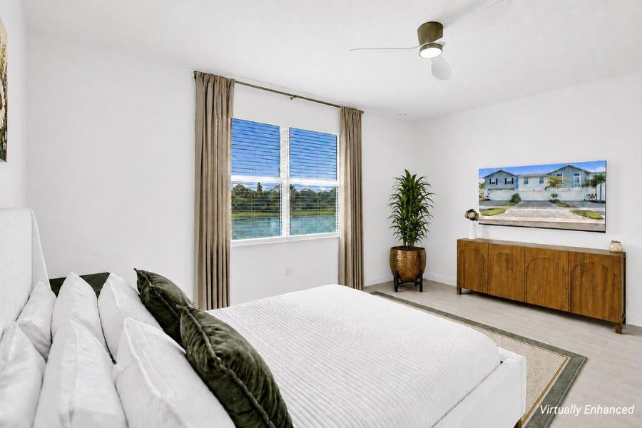 Master Bed 2 - Virtually Enhanced Master Bed 2 - Virtually Enhanced
