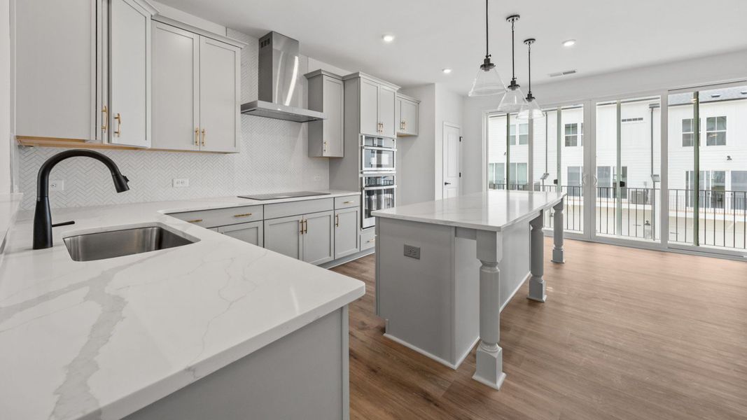 The Landon Plan in River District by DBR Homes in Charlotte, N.C - Kitchen