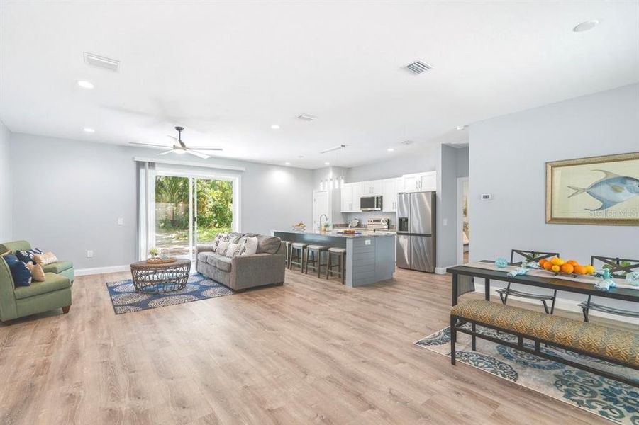 Furnished interior view inside a new home in , Deland (Image 6).