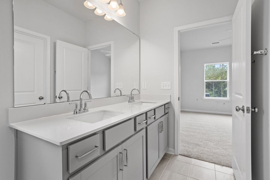 Furnished interior view inside a new home in Ovation at Sweetbrier, Durham (Image 13).