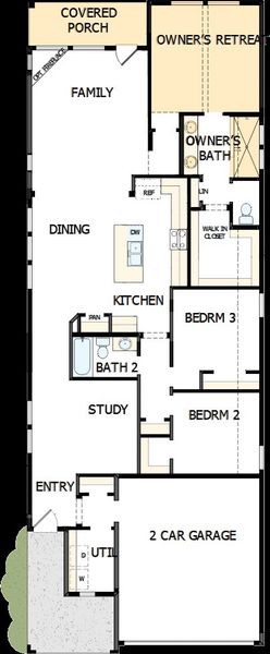 2D floor plan layout of this home in Creekshaw – Gardens, Royse City, TX (Image 5). 2D floor plan layout of this home in Creekshaw – Gardens, Royse City, TX (Image 5).