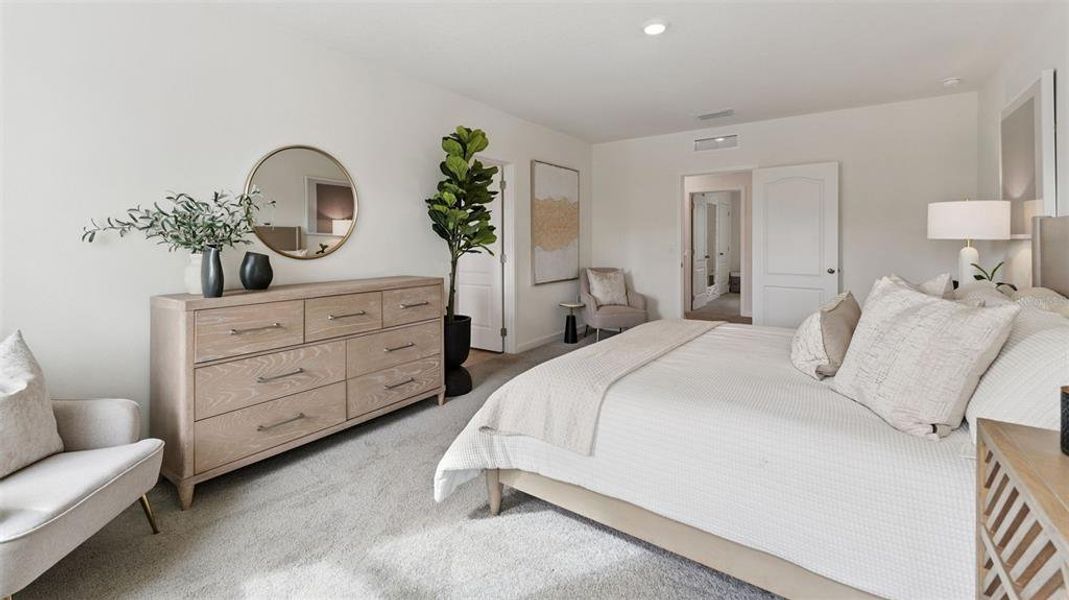Furnished interior view inside a new home in Preston Cove, St. Cloud (Image 17).