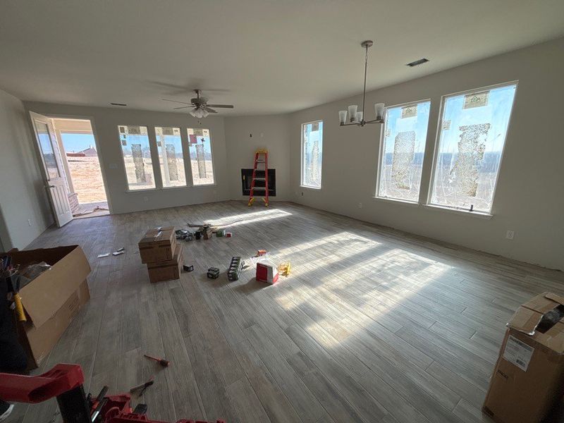 In-progress construction of a new home in Waterford Park, Weatherford, TX (Image 5).