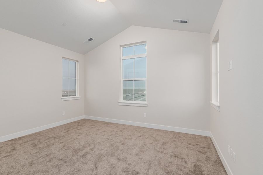 Representative unfurnished interior of a home built from the Luxe by Scott Felder Homes in Westerly, Erie (Image 52).