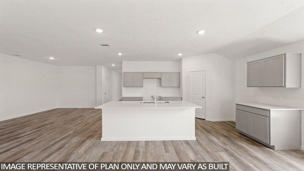 Furnished interior view inside a new home in New Waverly Station, New Waverly (Image 6).