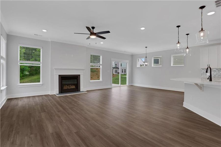 Spacious, unfurnished interior of a new home in Villas at Dawsonville, Dawsonville (Image 29).