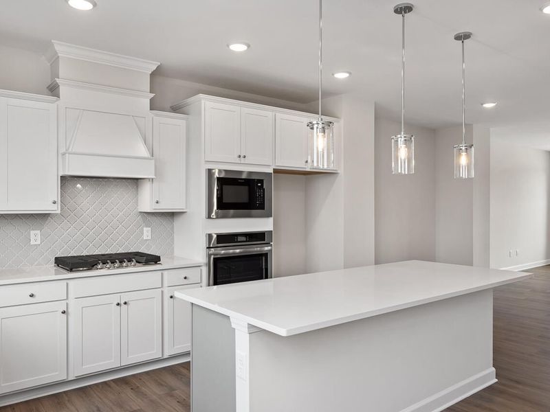 Furnished interior view inside a new home in Forestville Yard Townhomes, Knightdale (Image 6).