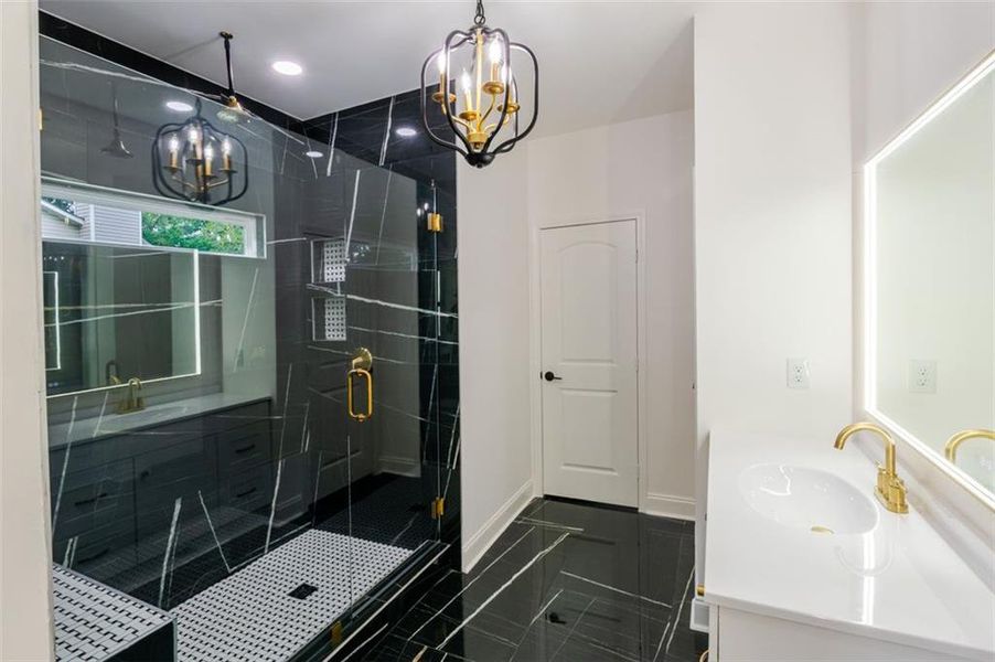 Furnished interior view inside a new home in , Stockbridge (Image 11).