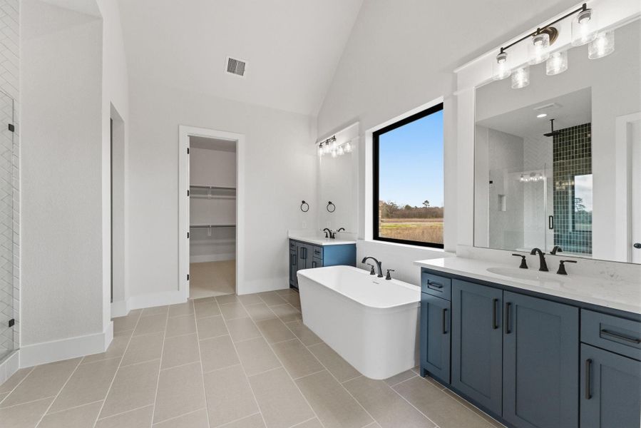 Furnished interior view inside a new home in High Meadow Estates, New Waverly (Image 18).