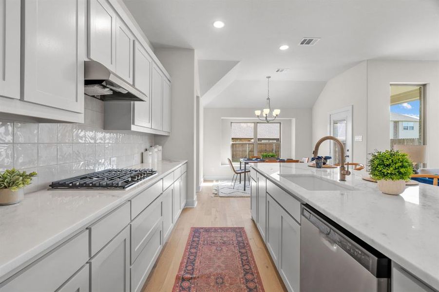 Furnished interior view inside a new home in The Parks at Panchasarp Farms - Phase 2, Burleson (Image 4). Furnished interior view inside a new home in The Parks at Panchasarp Farms - Phase 2, Burleson (Image 4).