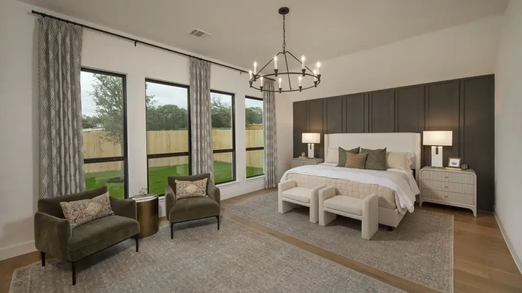 Furnished interior view inside a new home in Mayfair, New Braunfels (Image 24). Furnished interior view inside a new home in Mayfair, New Braunfels (Image 24).