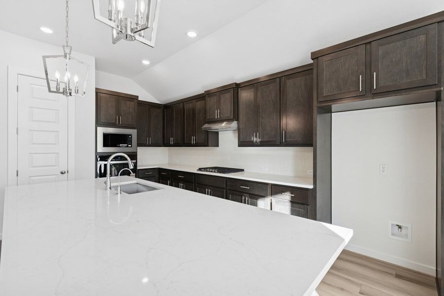 Furnished interior view inside a new home in The Colony, Bastrop (Image 9).