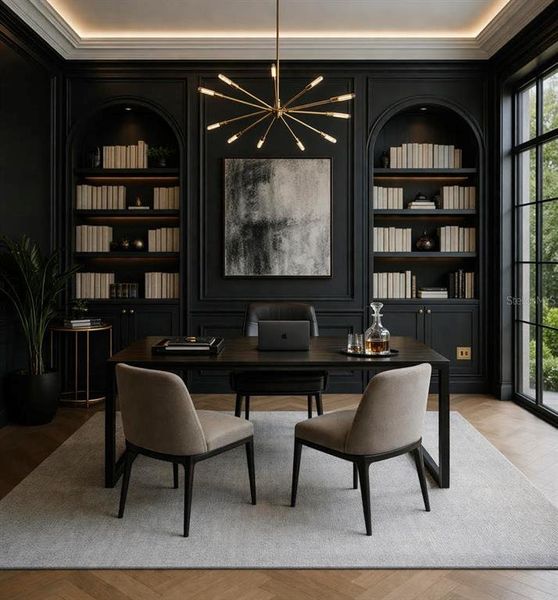 Furnished interior view inside a new home in , Winter Park (Image 6).