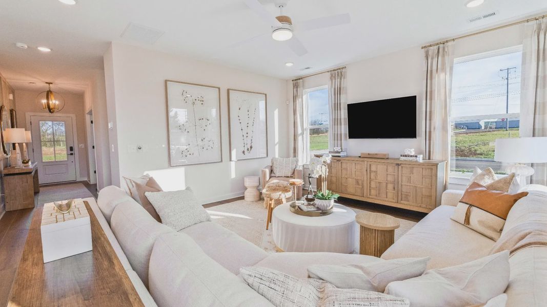 Furnished interior view inside a new home in Cottages of Bearwood, Mount Pleasant (Image 13).