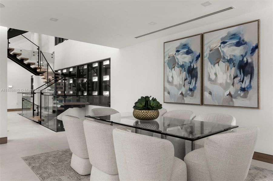 Furnished interior view inside a new home in , Miami (Image 6). Furnished interior view inside a new home in , Miami (Image 6).