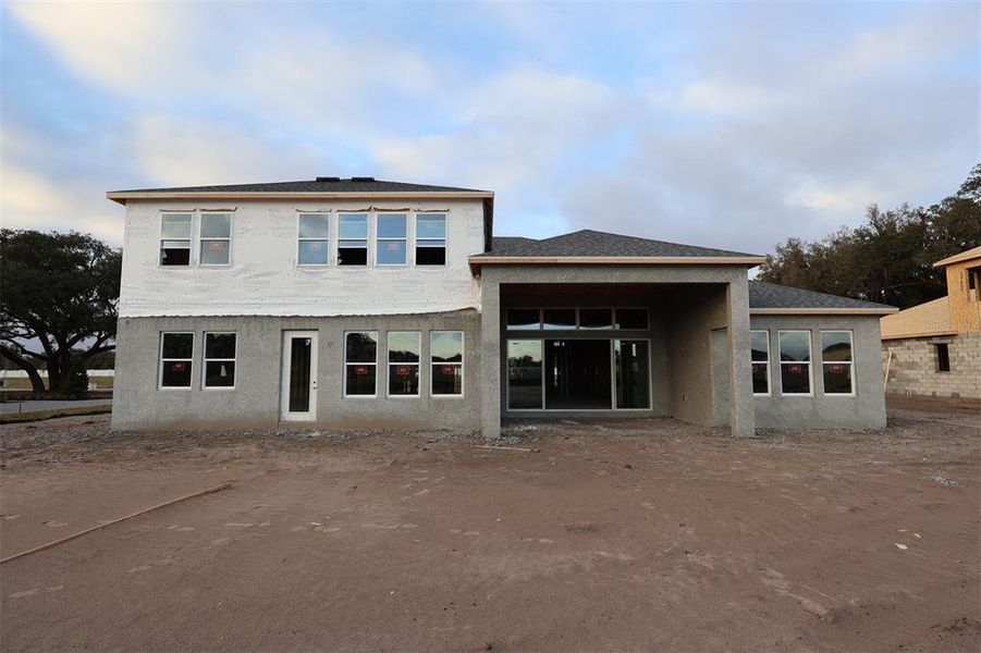 In-progress construction of a new home in Solace at Corner Lake, Orlando, FL (Image 15).