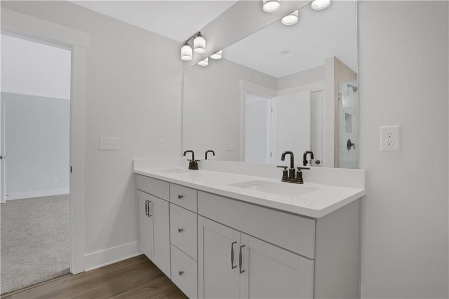 Furnished interior view inside a new home in , Dawsonville (Image 10).