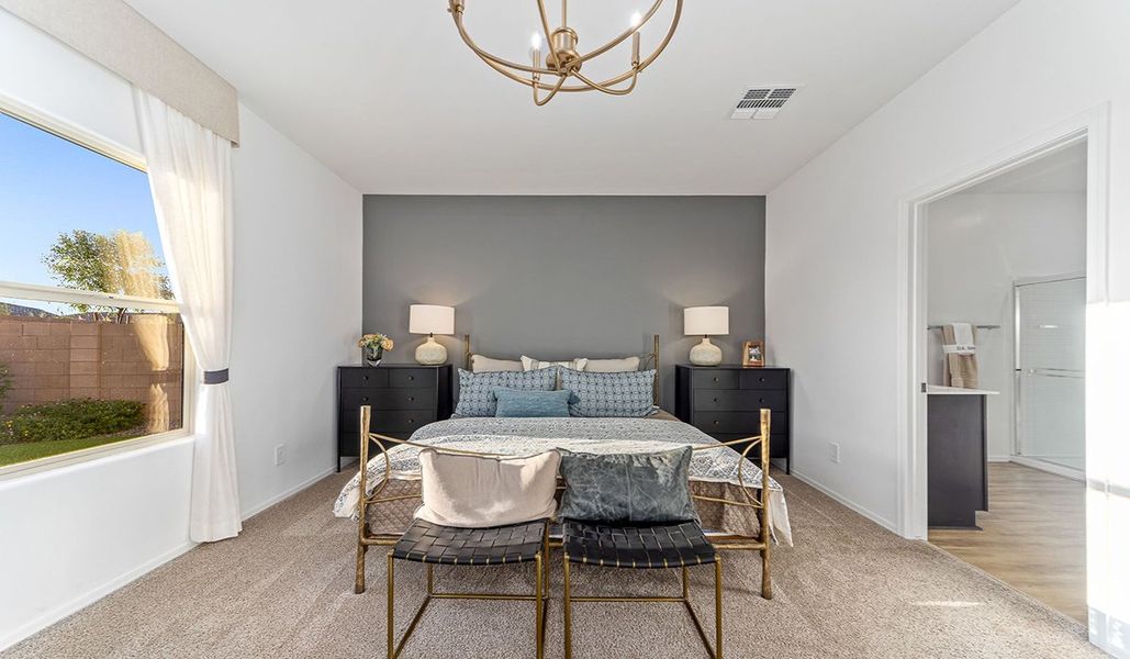 Furnished interior view inside a new home in Saguaro Bloom, Marana (Image 16). Furnished interior view inside a new home in Saguaro Bloom, Marana (Image 16).