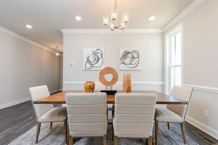 Furnished interior view inside a new home in Aberdeen, Hoschton (Image 33).