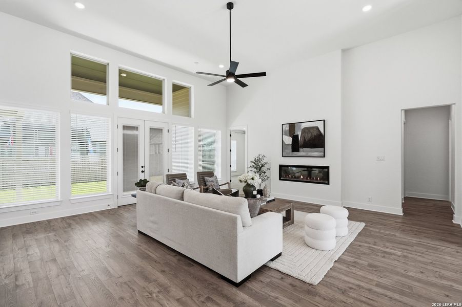 Furnished interior view inside a new home in Mesa Western, Cibolo (Image 18). Furnished interior view inside a new home in Mesa Western, Cibolo (Image 18).
