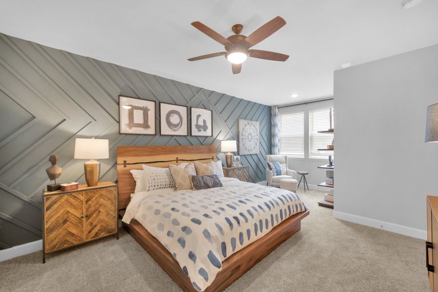 Furnished interior view inside a new home in Gatherings® at Westview, Houston (Image 18).