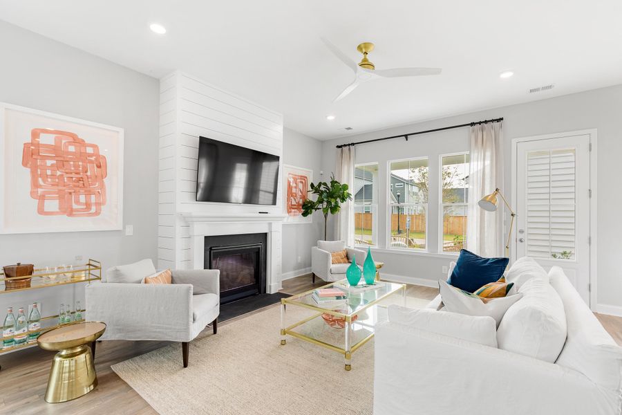 Furnished interior view inside a new home in , Summerville (Image 7).