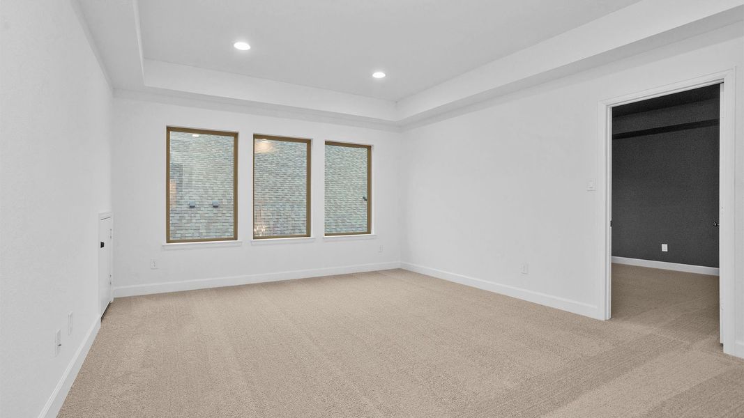 Spacious, unfurnished interior of a new home in Bridgeland, Cypress (Image 14). Spacious, unfurnished interior of a new home in Bridgeland, Cypress (Image 14).