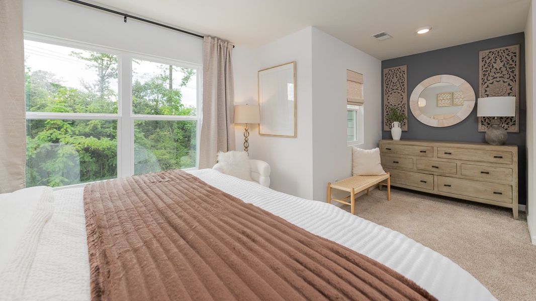 Furnished interior view inside a new home in Benteen Reserve, Atlanta (Image 25).