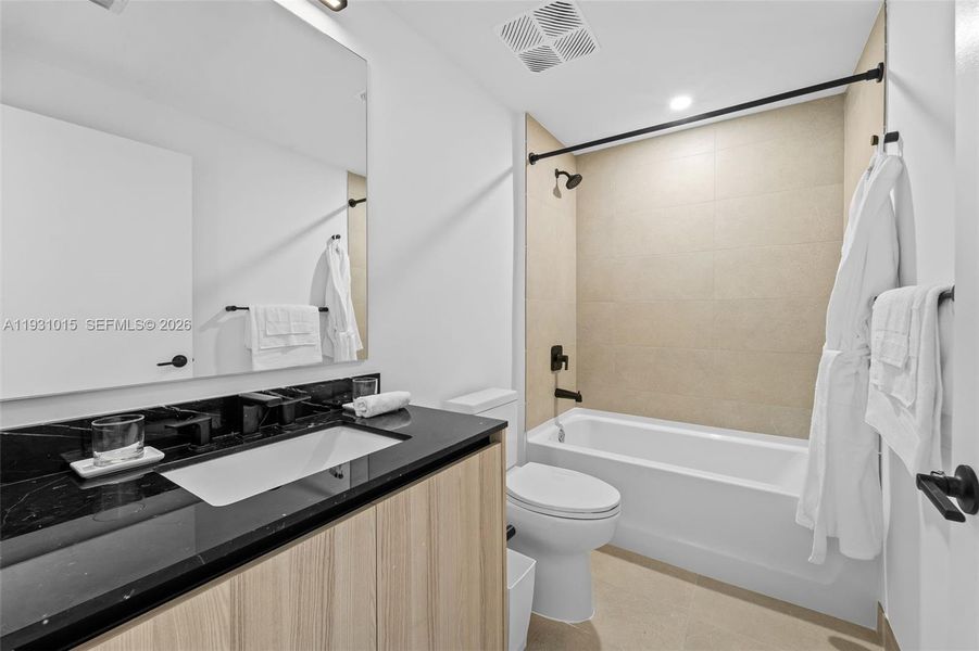 Furnished interior view inside a new home in , Miami (Image 11). Furnished interior view inside a new home in , Miami (Image 11).