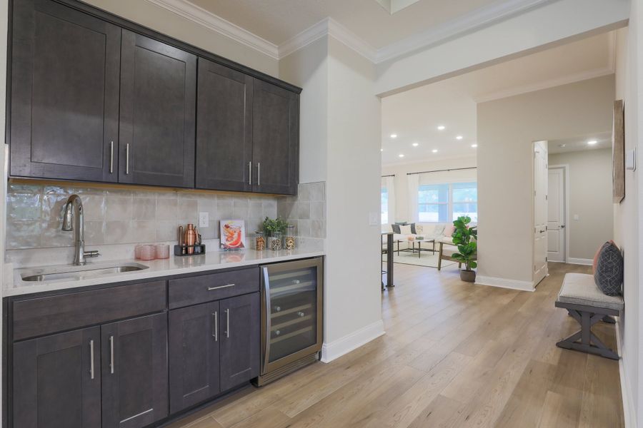 Representative furnished interior of a home built from the Livorno by Maronda Homes in Coastal Communities, Edgewater (Image 11).