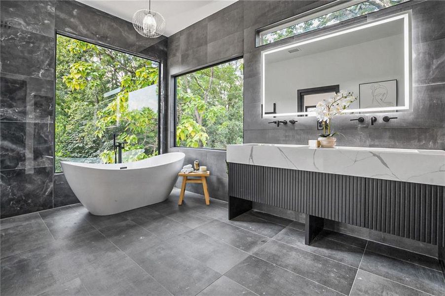 Furnished interior view inside a new home in , Atlanta (Image 13). Furnished interior view inside a new home in , Atlanta (Image 13).