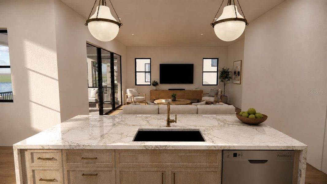 Furnished interior view inside a new home in , Gulfport (Image 7).