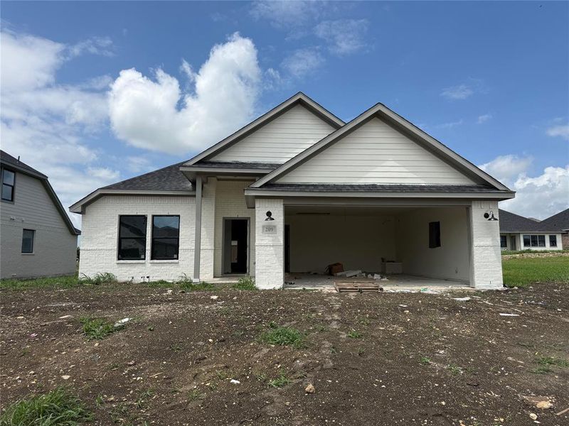 In-progress construction of a new home in Stillwater Lake Estates, Godley, TX (Image 8).