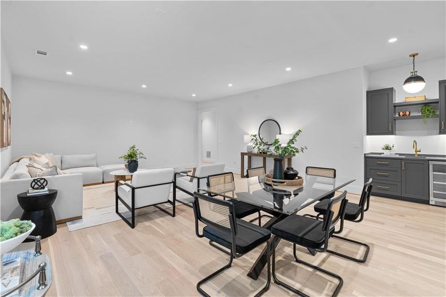 Furnished interior view inside a new home in , Atlanta (Image 39).