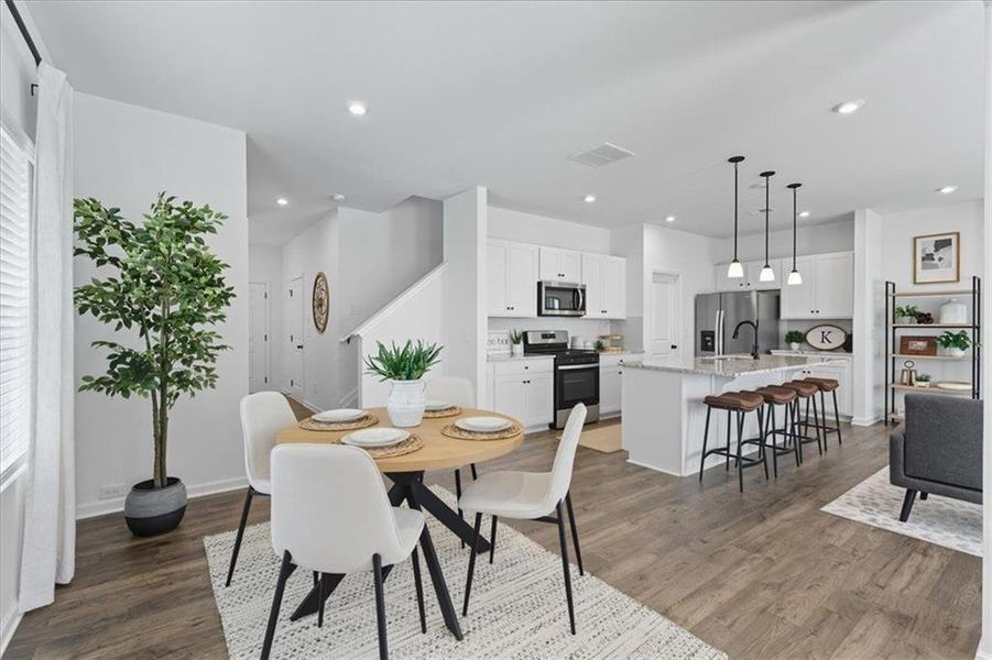 Furnished interior view inside a new home in Park Center Pointe, Austell (Image 16).