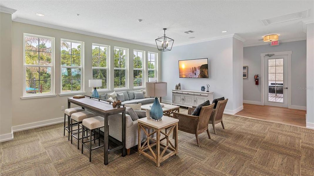 Furnished interior view inside a new home in Grand Reserve, Bunnell (Image 12).