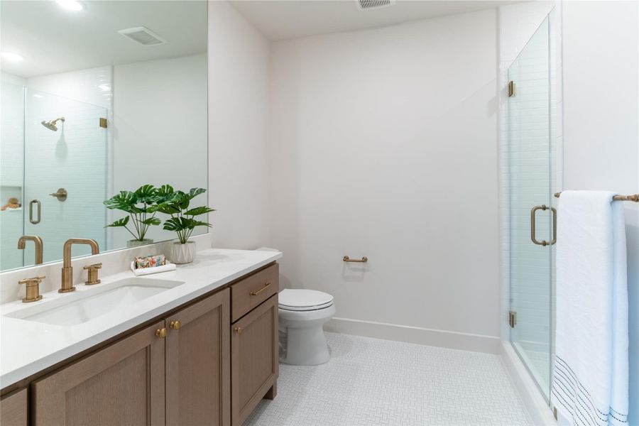 Furnished interior view inside a new home in , Spring (Image 16). Furnished interior view inside a new home in , Spring (Image 16).