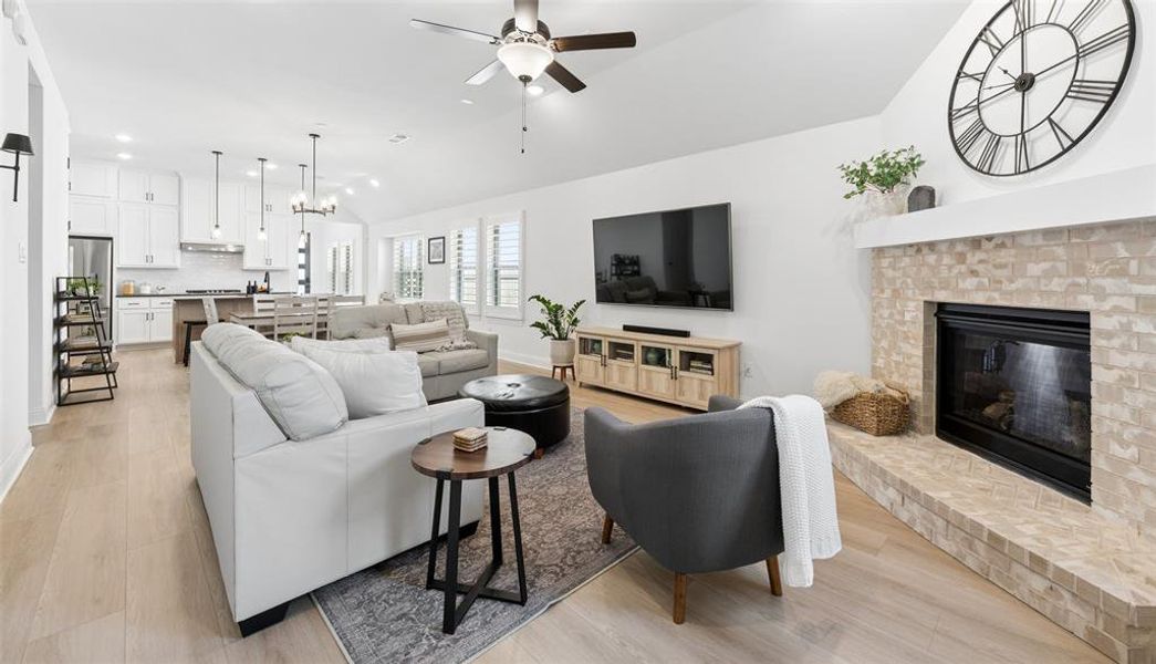 Furnished interior view inside a new home in , Northlake (Image 6).