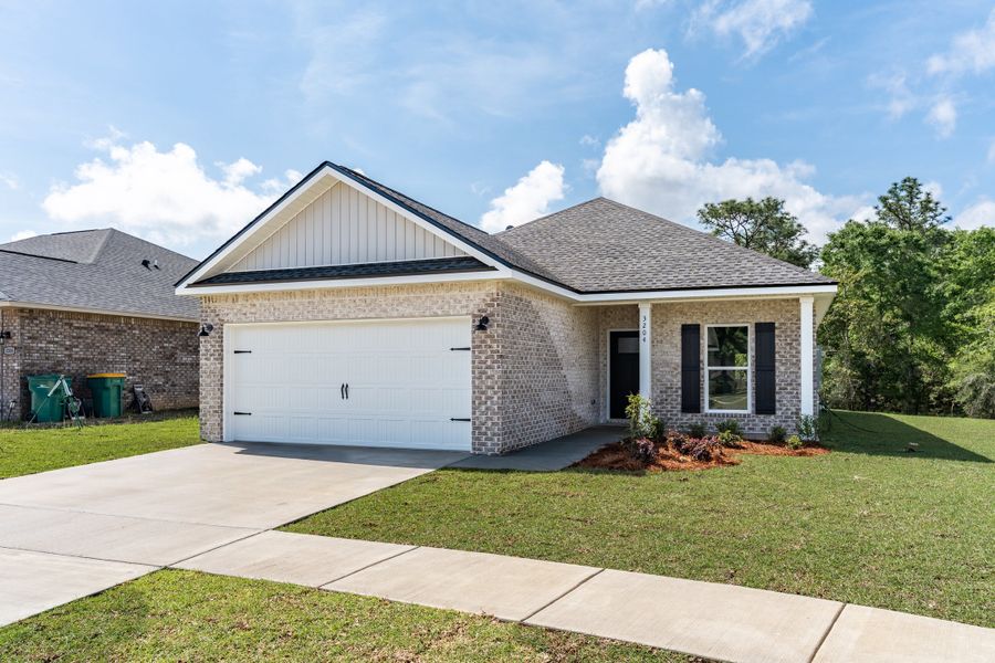 Front exterior of a home in the Homewood Estates community, located in Crestview, FL (Image 10).
