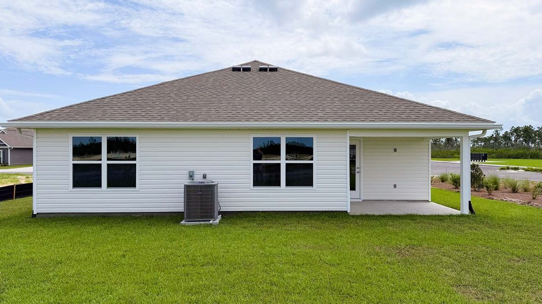 Exterior details and patio area of a home in Titus Park, Panama City (Image 19). Exterior details and patio area of a home in Titus Park, Panama City (Image 19).