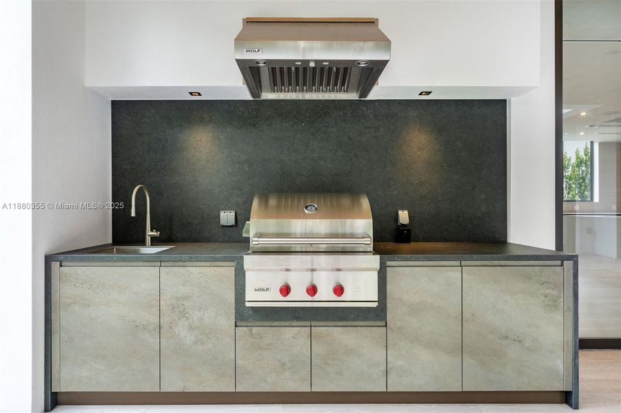 Close-up of interior finishes inside a home in , Miami (Image 11).