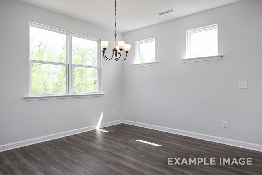 Representative unfurnished interior of a home built from the The Grace A by Davidson Homes LLC in Villas at Carpenter Woods, Durham (Image 25). Representative unfurnished interior of a home built from the The Grace A by Davidson Homes LLC in Villas at Carpenter Woods, Durham (Image 25).