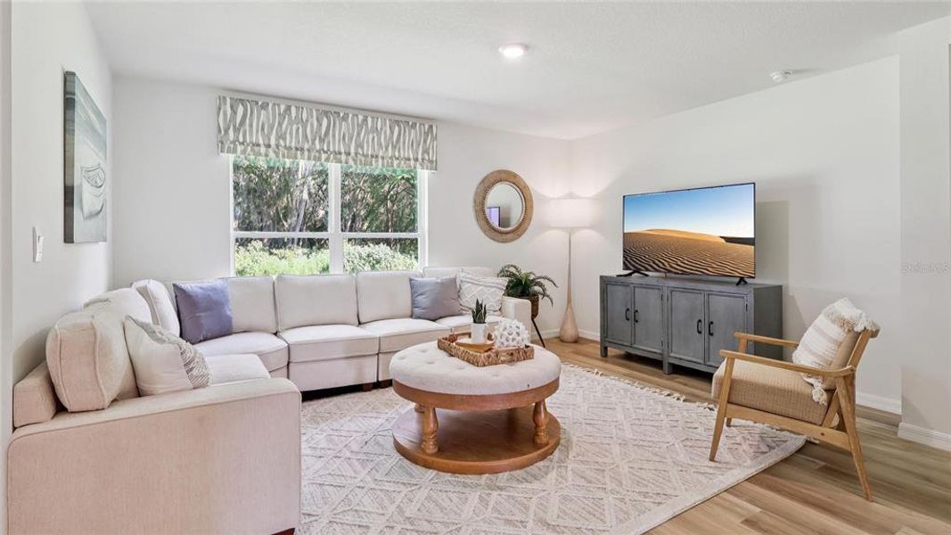 Furnished interior view inside a new home in Silver Springs Shores Spot Lots, Ocala (Image 12).