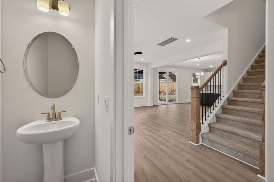 Furnished interior view inside a new home in Indigo Place, North Charleston (Image 14). Furnished interior view inside a new home in Indigo Place, North Charleston (Image 14).