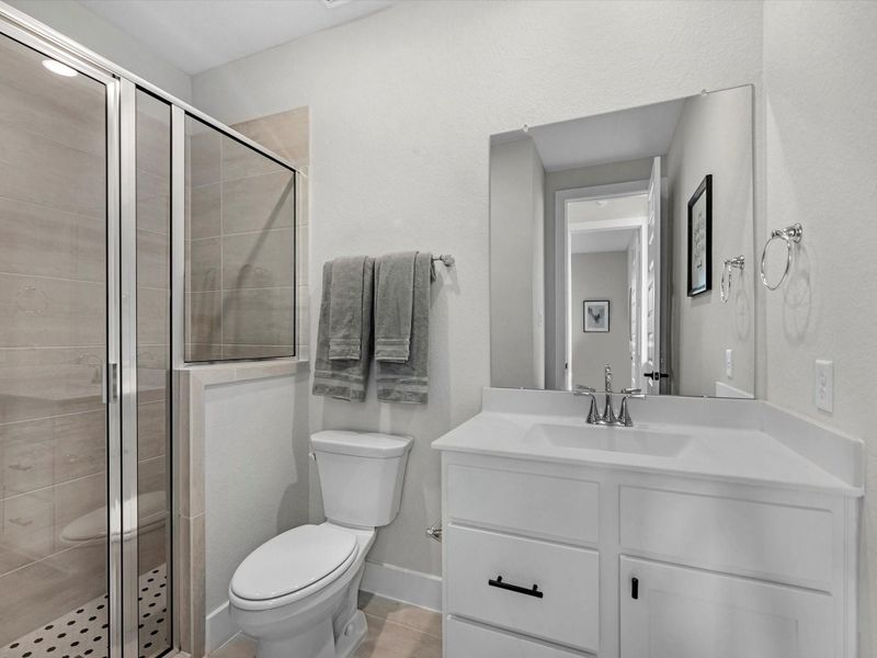 Furnished interior view inside a new home in The Arbor At Pecan Ridge, Fulshear (Image 12).