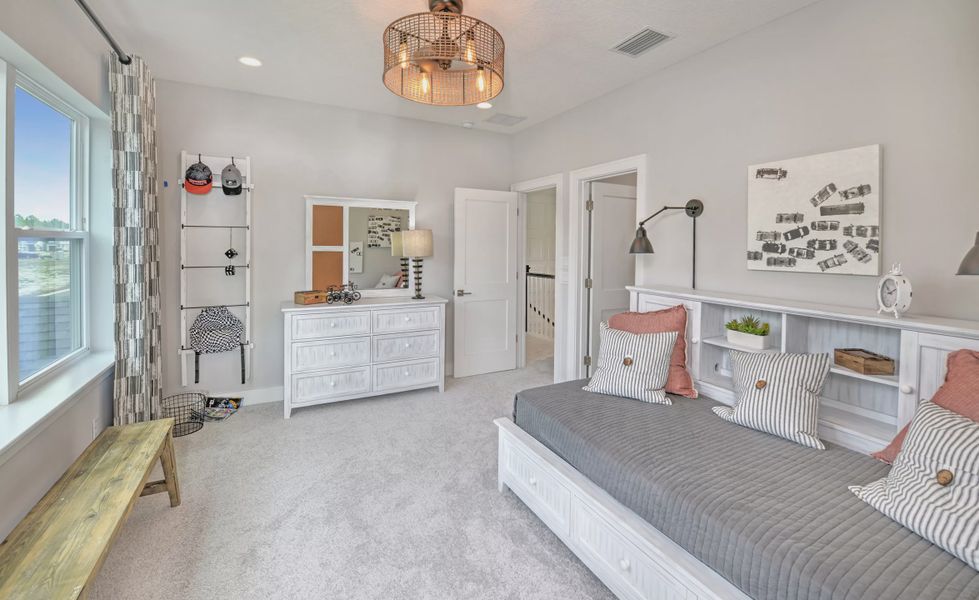 Furnished interior view inside a new home in Middlebourne, St. Johns (Image 37).