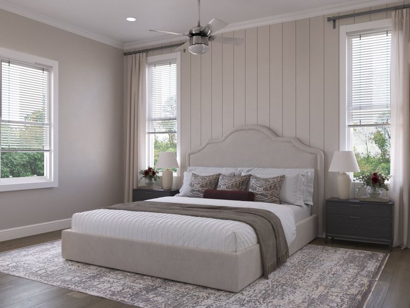 Owner's Bedroom - Interior Rendering