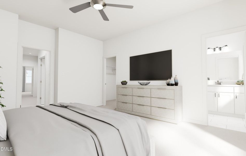 Furnished interior view inside a new home in Page Townes, Morrisville (Image 10).