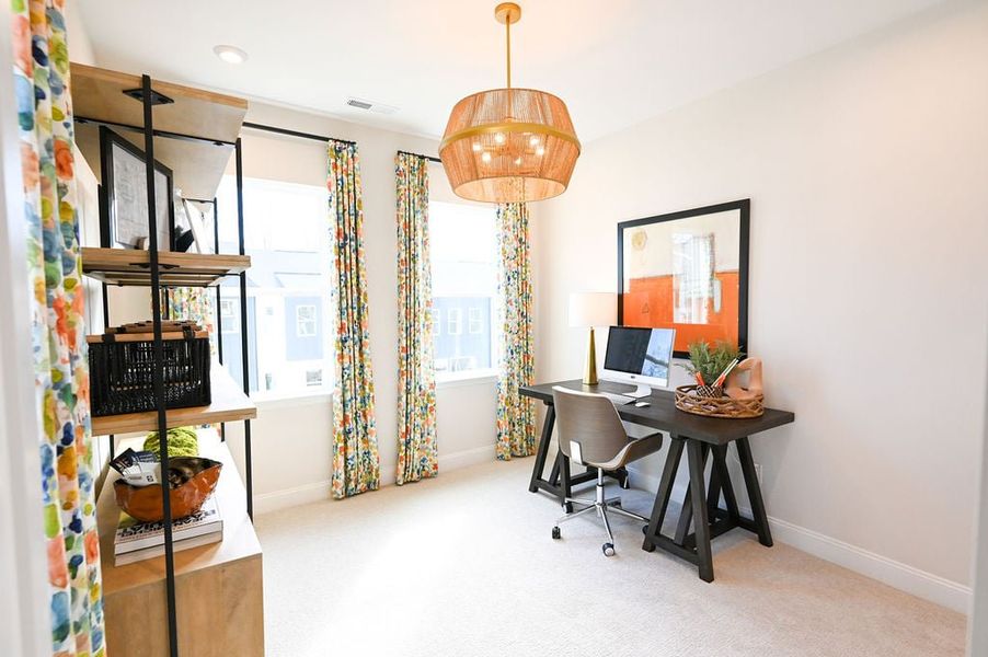 Furnished interior view inside a new home in Archer Row, Charlotte (Image 13).