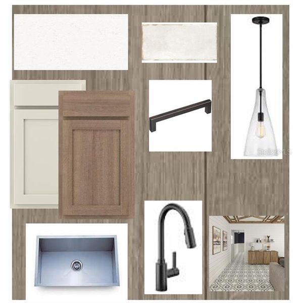 Sample of building materials used in homes in North River Ranch – Garden Series, Parrish (Image 5).